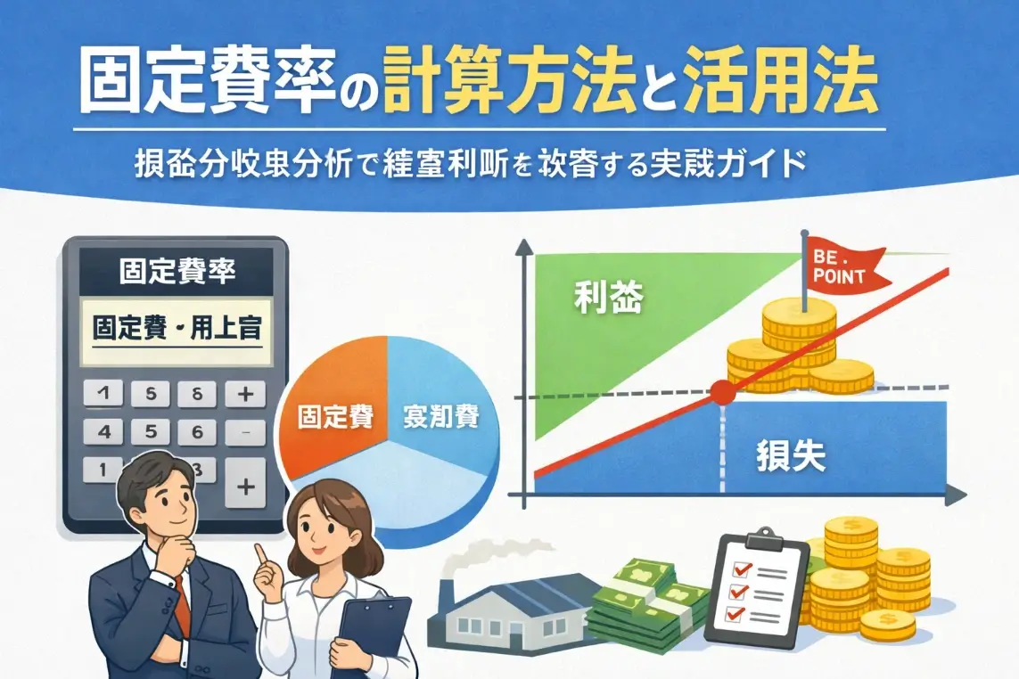 固定費率の計算方法と損益分岐点分析